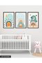 Sky Themed 3 Piece Wooden Framed Painting Act - 3