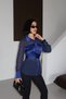 Women's Cobalt Chest Detailed Belted Tulle Shirt Yel221803 - 3