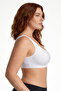 Economical 4-Piece Pack 95% Cotton Padded Bralette Set - "Like Nothing" Daily Comfort with Thick Straps - 3