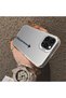 iPhone 14 Pro Compatible Hard Acrylic Back Silicone Edge Lens Protection Case Simple Plane Pattern - 3