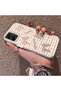 Samsung Galaxy A06 Compatible Hard Acrylic Back Silicone Edge Lens Protection Case Knot Pattern - 2