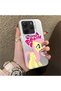Redmi Note 14 Compatible Hard Acrylic Back Silicone Edge Lens Protection Case My Little Pony - 5