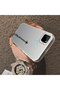 For Realme C25Y/C21Y Compatible Hard Acrylic Back Silicon Edge Lens Protection Case Simple Plane Pattern - 3