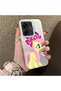 Poco M6 4g Compatible Hard Acrylic Back Silicone Edge Lens Protection Case My Little Pony - 4