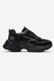 Side Patterned Anorak Women's Sports Shoes Black Black - 2