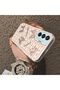 Samsung Galaxy M15 Compatible Hard Acrylic Back Silicone Edge Lens Protection Case Knot Pattern - 3