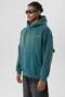 Oversized Washable Printed Sweatshirt Petrol - 5