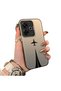 For Poco M6 4g Compatible Hard Acrylic Back Silicone Edge Lens Protection Case Simple Plane Pattern