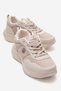 Double Stripe Stitched Anorak Women's Sports Shoes Beige Beige