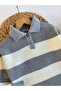 Striped Skirted Knitwear Girls' Set - 3
