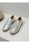 26Y-088-Pony Genuine Leather Flat Sole Sneaker Sports Shoes for Women