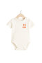 100% Cotton Baby Bodysuit & Bodysuit Set Printed 3-Piece Baby Bodysuit Set - Chick Rabbit Koala - 4