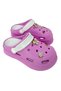 Women's Pink and White Orthopedic Sole Stone Detailed Daily Slippers 0058 - 4