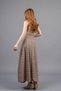 Women's Winter Orange Royal Plaid Slit Skirt Plaid Premium Maxi Skirt Stylish Daily Casual 6831 - 3