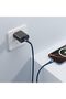 FLEXIX 60W USB-C to USB-C Braided Cable 1m, Laptop Compatible, 10K+ Bend Lifespan, Data Transfer - 5