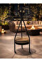 Wood grill, 170 cm high
