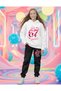 Six Seven Printed Girls' Tracksuit Set, 67 Designs - 2