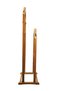 Wooden Silent Butler Double-Topped Footed Hanger 5 Pieces - 2