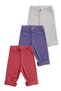 Baby Girl and Child Leggings Set of 3 Cotton Flexible Daily Underwear - 5