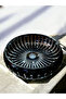 Black Cut Crystal Glass Bowl with Foot, 28 cm Diameter - 2