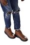Roma Mirror Lace-Up Winter Men's Boots Brown