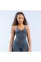 New Season Chest Push-Up Gathered Longline Strappy Top