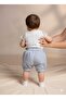 شورت مخطّط مع قميص داخلي وطقم أطفال ثلاثي من نوع lo.ve مطبوع مكون من ثلاث قطع. - 4