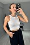 Ribbed Knit Crop with Back Seam Detail - 2