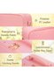 Makeup Kit With Storage Case Pink Color Portable, Durable And Washable - 4