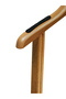 Wooden Silent Butler Double-Topped Footed Hanger 5 Pieces - 5