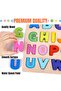 Alphabet Puzzle, ABC Puzzle Shape Alphabet Toys with Puzzle Board and Letter Blocks - 2