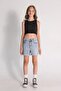 Girl's Black Stone Crop - 4