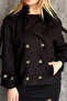 Women's Cashmere Collar Fur Coat 60560 - 2