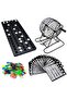 Traditional Party Bingo Game Set – Durable Iron Cage and Plastic Components