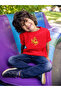 Fish Printed Cotton Crewneck Short Sleeve T-Shirt for Boys - 3