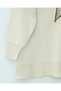 Scarf Polo Collar Knitwear Tunic - Cream - 4
