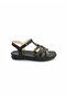 Lupin-G 22309 Black Leather Comfort Women's Sandals - 3