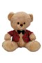 Plush Bear with Bow Tie 32 cm Cute Plush Toy with Bow Tie Dress Soft Textured Gift Teddy Bear - 3