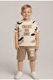 Boys' Summer Top and Bottom Set with Shorts - 4