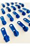 20 Pieces of Dark Blue Color Plastic, Suitable for Meter-Long Zippers, T5 Classic Quality Full Zipper Head - 2