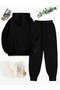 Women's New York Printed Oversize Hooded Tracksuit Set Loose Fit - 7