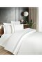 Aspen Navy Blue Piping Intermediate Guipure Modern Off-White 6-Piece Boxed Duvet Cover Set Boat Bedspread