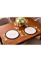 Black Piping Detail Organic Premium Linen American Service 4-Piece Dowry Set - 2