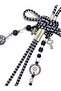 Night Talisman Black and White Luck Charm |   Luck Knot Collection (Bag Charm / Keychain) - 5