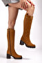 Genuine Leather Women's Winter Suede Boots, Sizes 36 to 41 - 4