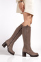 Genuine Leather Women's Winter Suede Boots, Sizes 36 to 41 - 3
