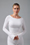 Hoflich - Boat Neck Flare Sleeve T-Shirt - 4