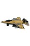 Pull and Drop Metal Mini Fighter Plane 10 cm - Brown (Lisinya) - 2