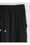 Brown Elastic Waist Textured Carrot Cut Women's Trousers (S6) - 6