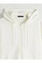Beige Hooded Soft Touch Women's Zippered Sweatshirt (S6) - 6